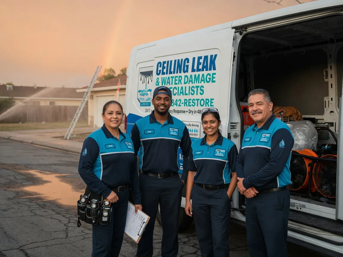 Ceiling Leak Cleanup company in Biola, CA