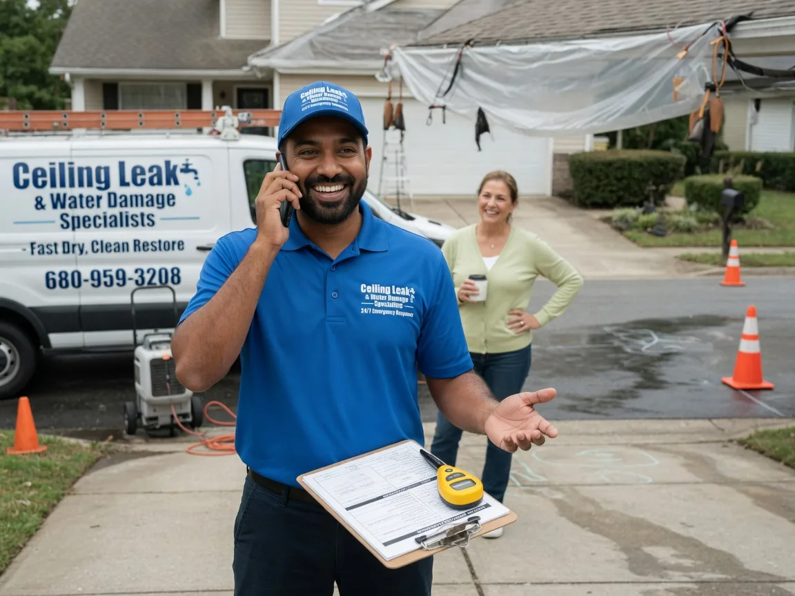 Ceiling Leak Cleanup Biola, CA FAQs
